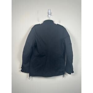 Barbour International 1958 World Tour Saxony Wax Cotton Black Jacket Size Small